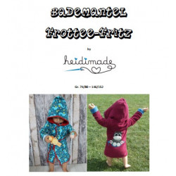 Bademantel Fritz - Freebook von heidimade